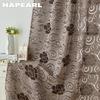 1PC NAPEARL Classical Flower Jacquard Hook Type Short Tulle Sheer Curtain for Bedroom Window