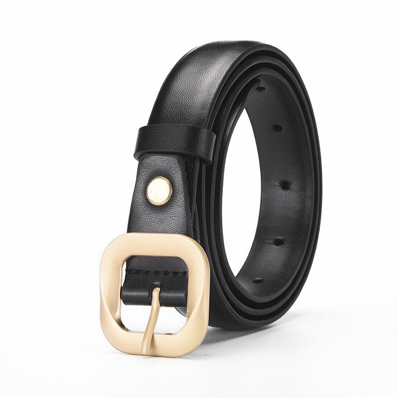 Versatile Women's Alloy D-Ring Pin Buckle Waist Belt - Fashionable, High-Quality Belt Chain