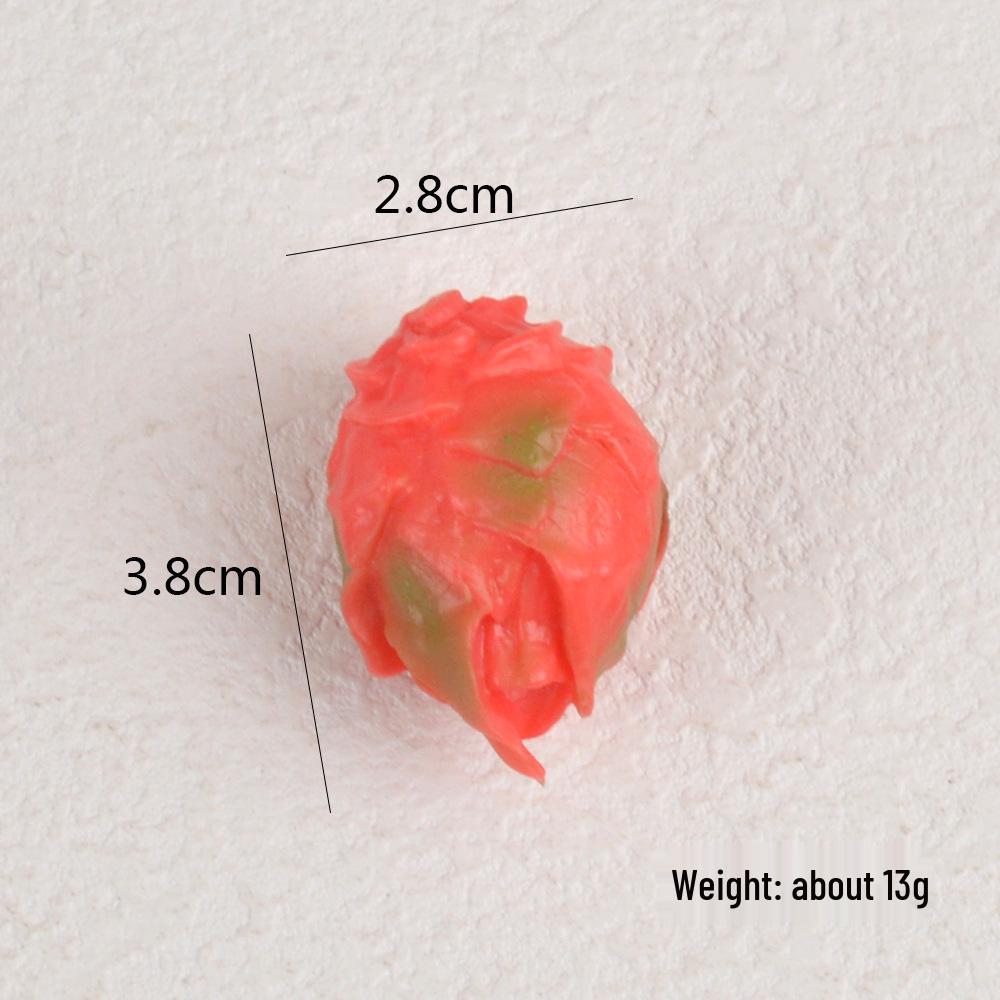 Simulation Mini Fruit Keychain: High-Quality PVC Fake Strawberries and Cherries