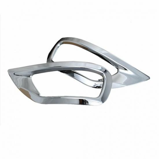 Rear Fog Light Lamp Frame Decor Cover Trim For Jeep Grand Cherokee 2011+ Chrome