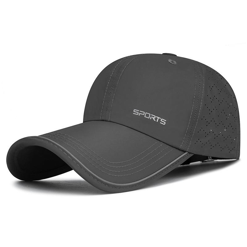 Spring Summer Thin Baseball Cap Men Women Sunshade Sunscreen Cap Outdoor Travel Breathable Mesh Quick-Drying Cap
