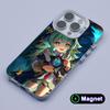HSR Huohuo White Translucent MagSafe Mobile Phone Case for iPhone 17 16 15 14 13 12 11 X XR XS Air Pro Max Plus Cover