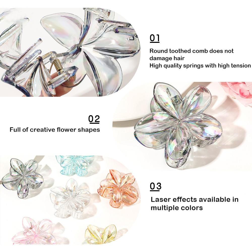 Plumeria Hair Clip Large High-grade Gradient Flower Hair Clip 1pc