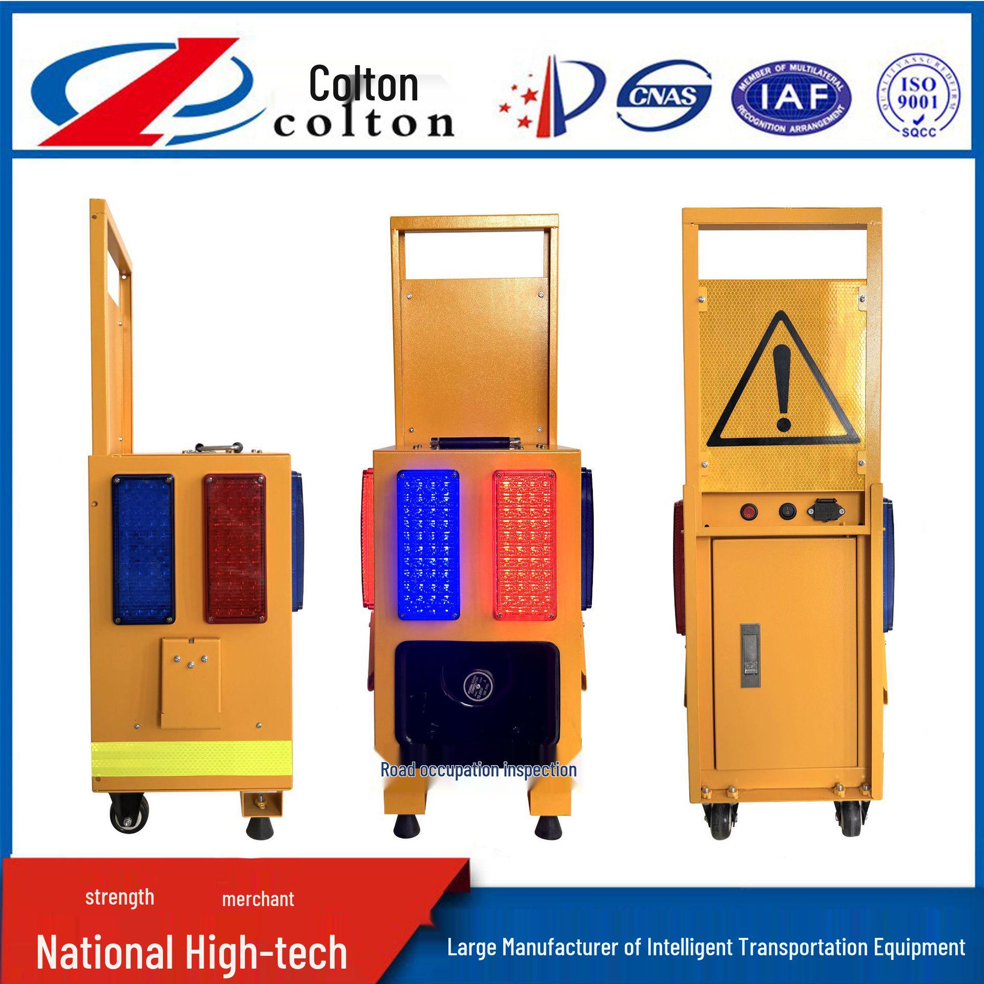 High-Speed Rechargeable Sound & Light Alarm for Road Maintenance LED Warning Light