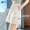 Women's Ice Silk Drawstring Casual Shorts