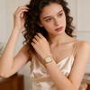 Orologio da Polso al Quarzo Rettangolare da Donna Lusso Analogico Marca da Donna Orologi da Polso Ragazze Orologio Regalo