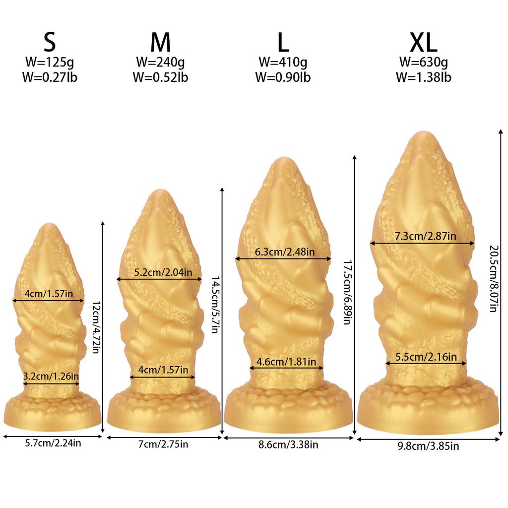 Big Silicone Anal Plug Dildo Butt Trainer for Men Women Fisting Sex Toy 18+