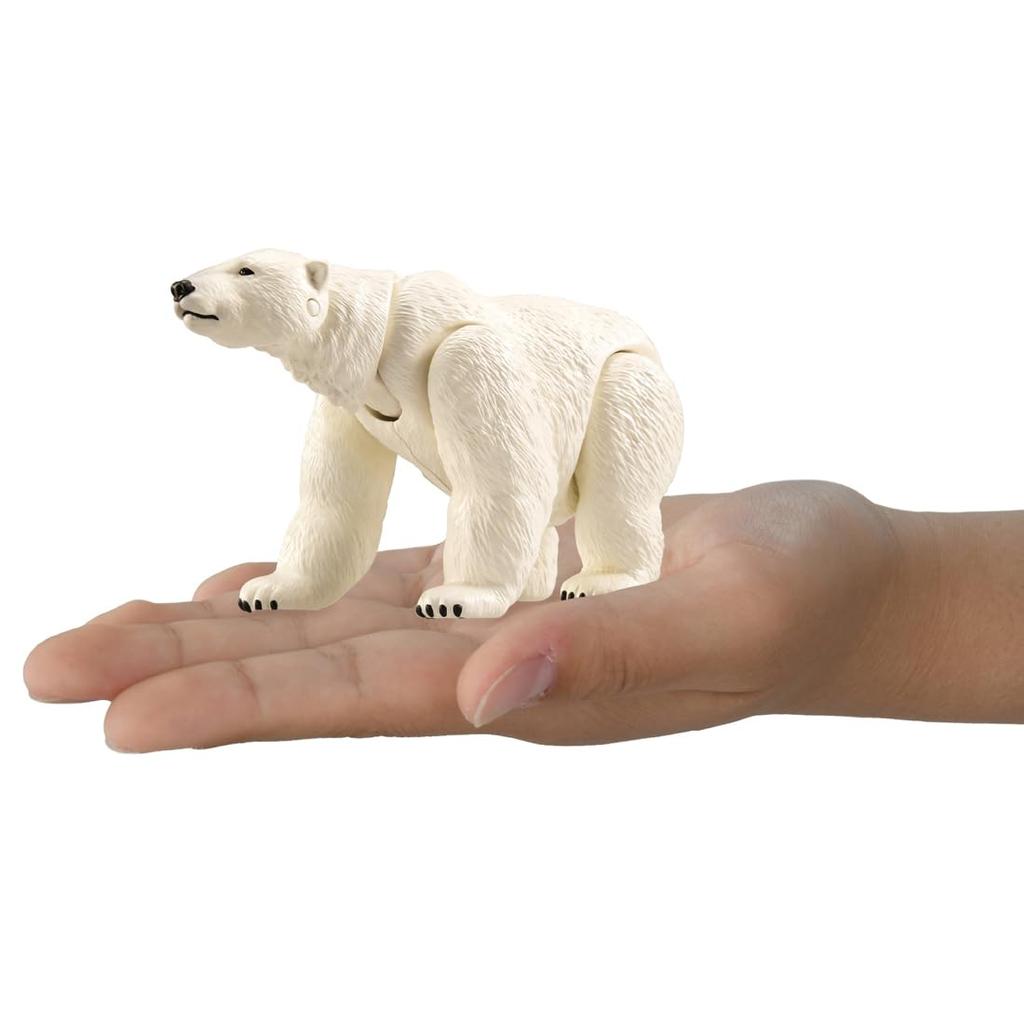 TAKARA TOMY AniA AL-35 Polar Bear Floating Version Animal Dinosaur Toy Ages 3 and Up