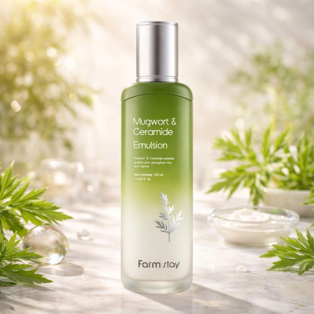 Farmstay Mugwort & Ceramide Emulsion Soothing Hydrating 120ml
