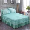 6 Colors Solid Color Princess Lace Bed Skirt One-piece Bed Sheet Simmons Mattress Dustproof Protective Cover Without Pillowcase