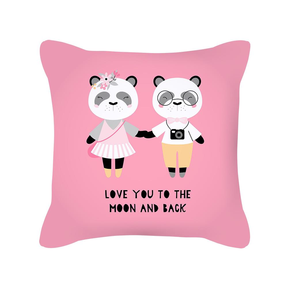 Home Decor Bedroom Pillowcases Valentine's Day Pink Girly Pattern Pillowcases