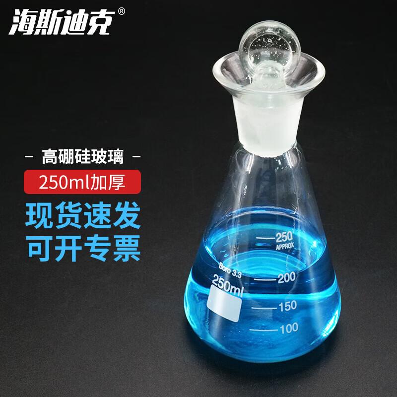 Heisidike Ground Glass Iodine Flask