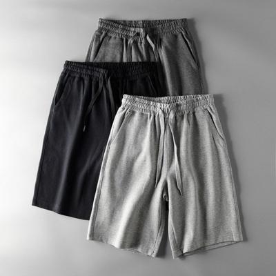 Foreign Trade Overplus Order Shorts Men's Fifth Pants Pure Cotton Terry Cut the Tag Off Export Original Order Summer Sports Shorts Beach Pants