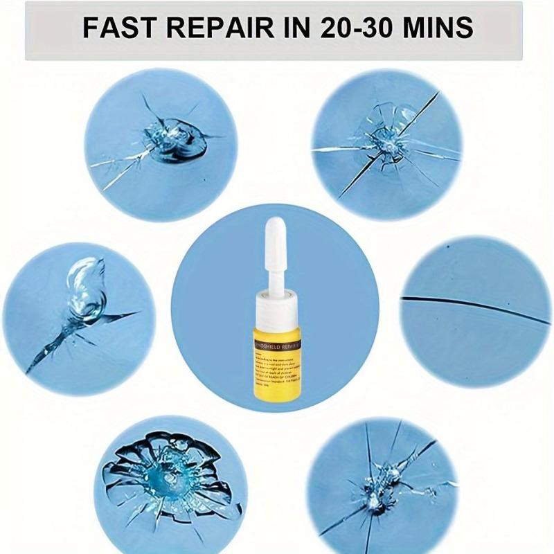 1set Auto Windshield Repair Kit - Nanofluid Filler for Chip & Star Crack Disappearance, Liquid Glass Maintenance