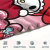 1PC My Melody Print Flannel Blanket, High Quality All Seasons, Home Decor, Warmth and Comfort, Perfect for Christmas Gifts