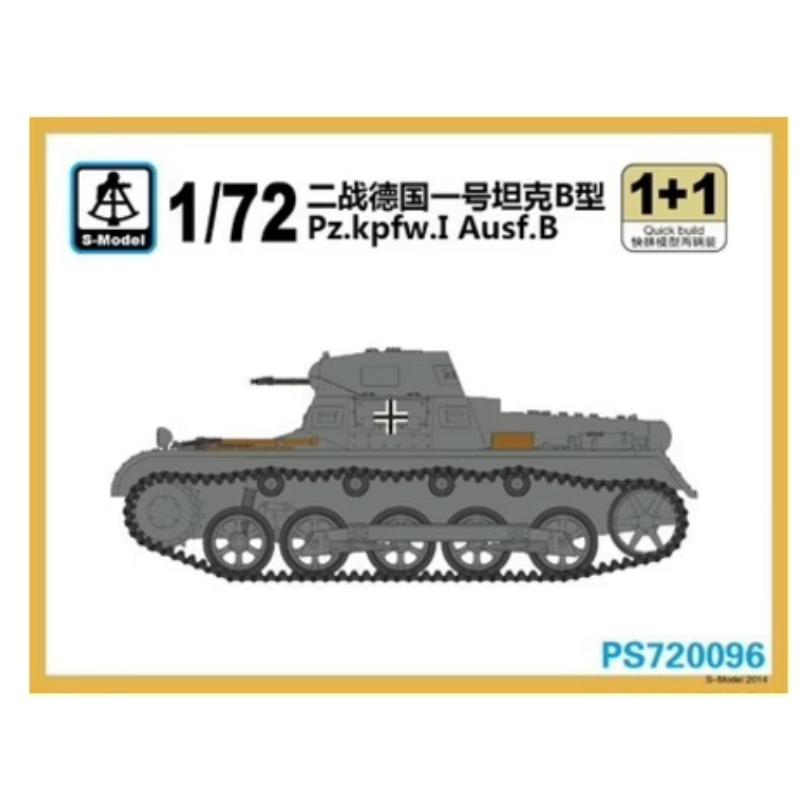 PS720096 1/72 German Tank No.1 B-Type Ordinary Plastic Assembly Model