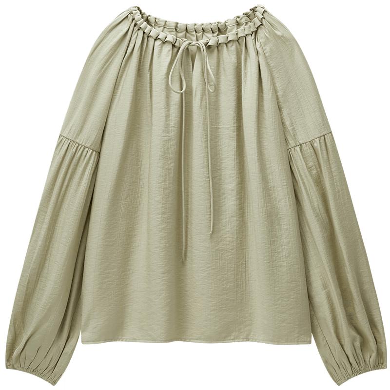 Aijutu Women s Resort Style Chiffon Blouse M