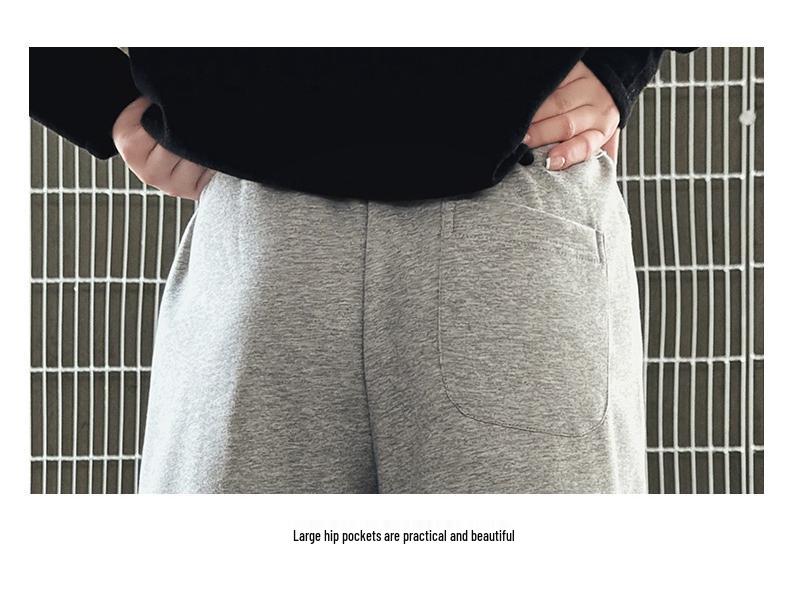 Lässige Mädchen-Sweathose mit weitem Bein - Frühjahr/Herbst 2025 Kollektion für Mittelschülerinnen