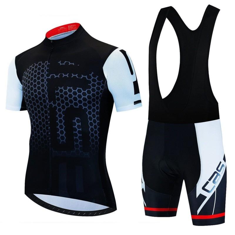 Men Women Cycling Jersey Set Short Sleeve Quick Dry Breathable Road Mountain Bike Apparel
