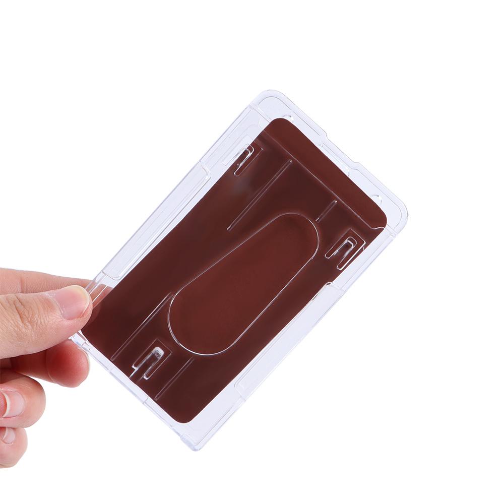 

Hard Plastic Transparent High Quality Cutting Ferrule Double-sided Use Card Sets Cutting Sleeve