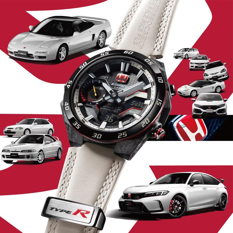 Casio Męski zegarek EDIFICE Czarny ECB-2200HTR-1AJR