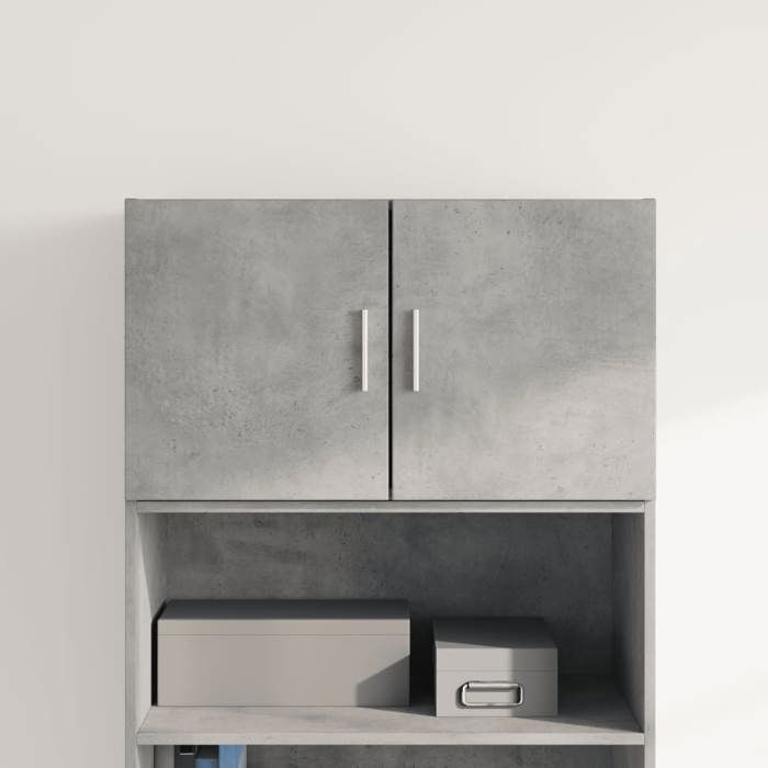 VidaXL Wall Cabinet Concrete Grey 70x42.5x40 Cm Engineered Wood 846120