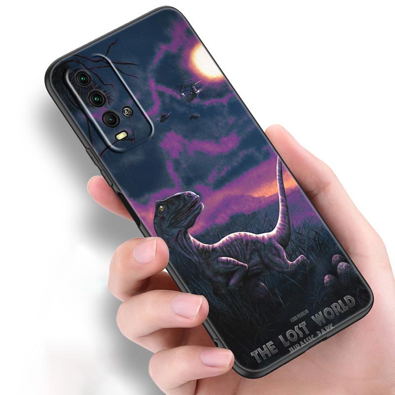 World Jurassic Park Silicone Phone Case For Xiaomi Redmi Note 11 10 9 8 Pro 11T 10T 10S 9S 8T 9 9A 9C 9T Black Soft Cover Coque