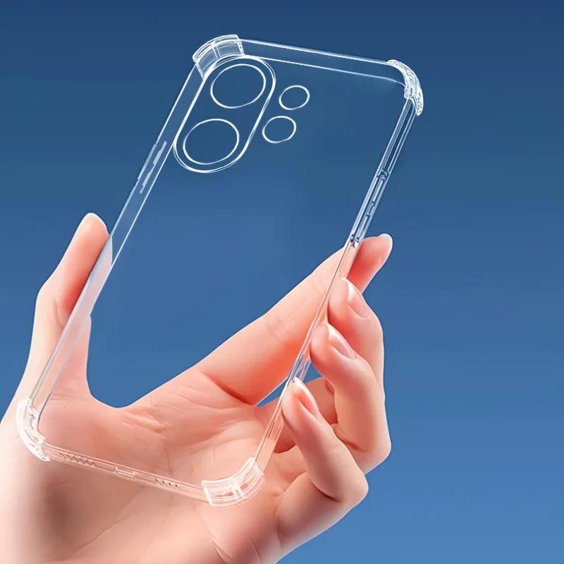 Transparent Phone Cases For VIVO V 60 V60 Lite V60Lite 5G Soft Silicone Case For Vovo V60 Back Cover Clear Carcase Funda Coques