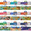 Early Education Sticker Book Develop Concentration With Reusable Stickers Of Animals Dinosaurs And Ocean Scenes