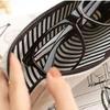 Grid Organizer Burlap Pencil Case Cosmetic Pouch Stationery Storage Makeup Bag