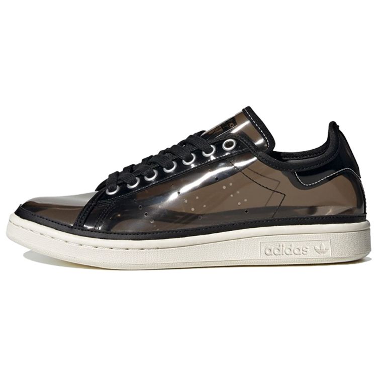 

adidas Stan Smith полупрозрачные черные женские кроссовки Core-черный серебристо-металлик Off-White FW9929