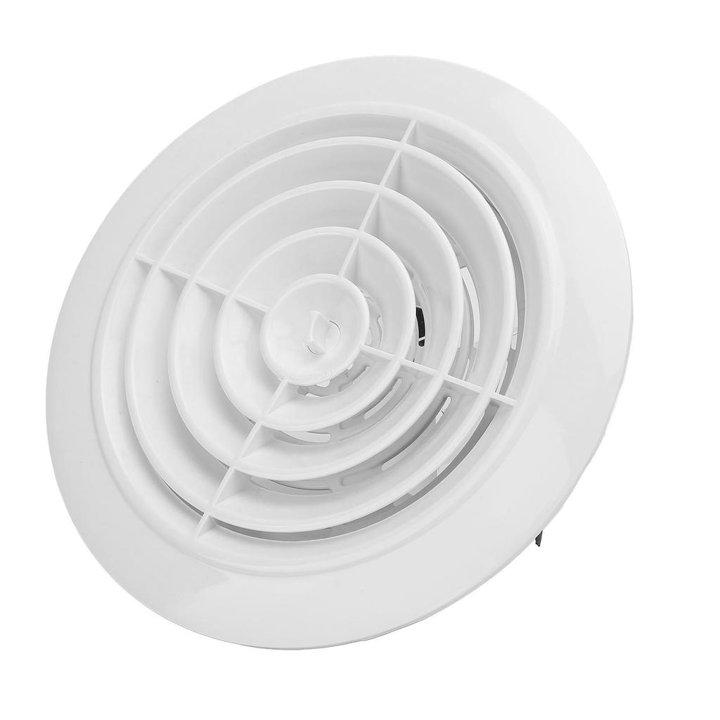 Tampa de ventilação redonda de 150 mm ABS Plástico Ventilação de ar Grelha de grelha para casa Banheiro Cozinha Escritório Wa