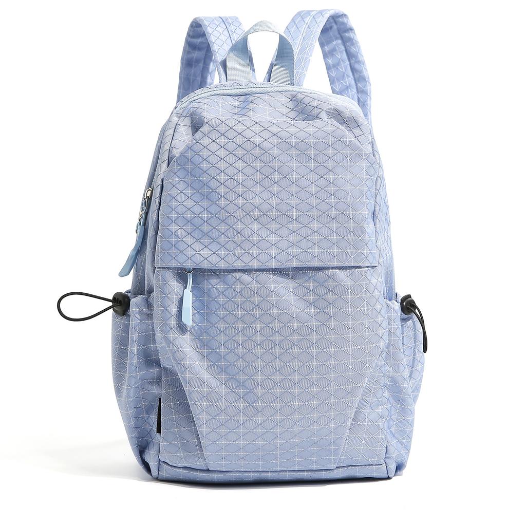 Schoolbag wholesale student backpack ins Harajuku trendy cool plaid multi-functional neutral literary small fresh women's backpack