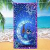 American Cartoon Figure Print Thick Microfiber Beach Towel Quick Dry Bath Blanket For Kids