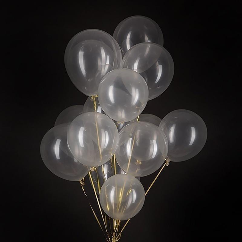 30Pcs Transparent Latex Balloons Birthday Wedding Party Decor Birthday Decoration 2023 Party Decoration