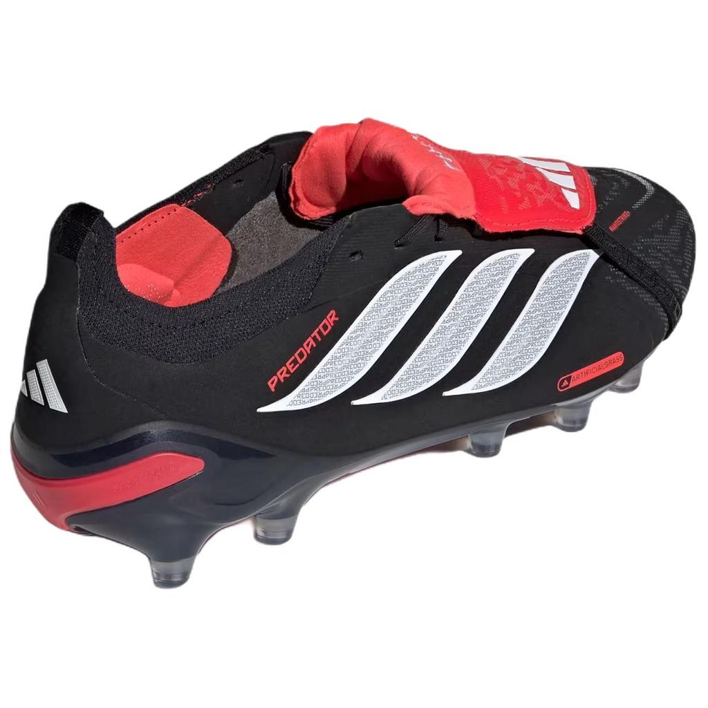 adidas Predator Elite Fold-Over Tongue AG Core Black Cloud White Lucid Red Unisex Sneakers KI6296