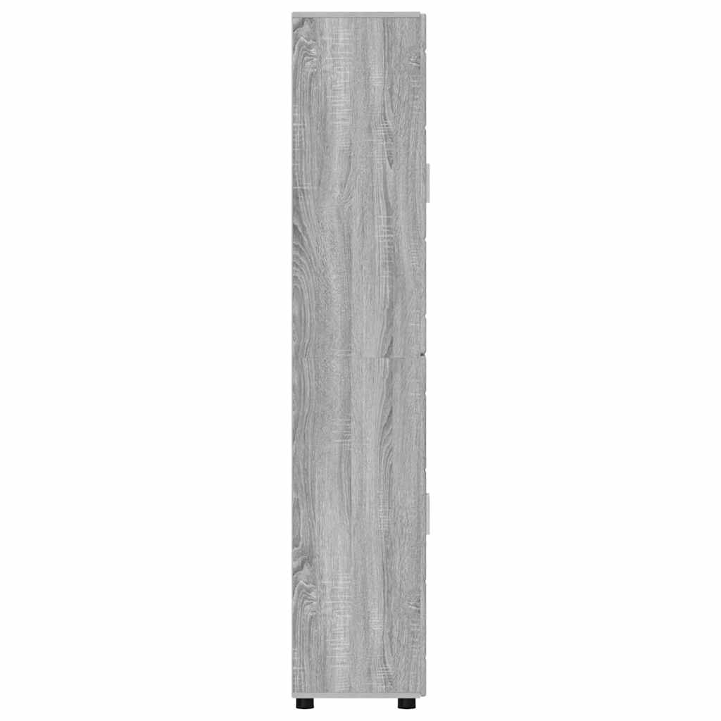 Highboard FLORIN Grey Sonoma 60 x 35 x 182 cm Particleboard