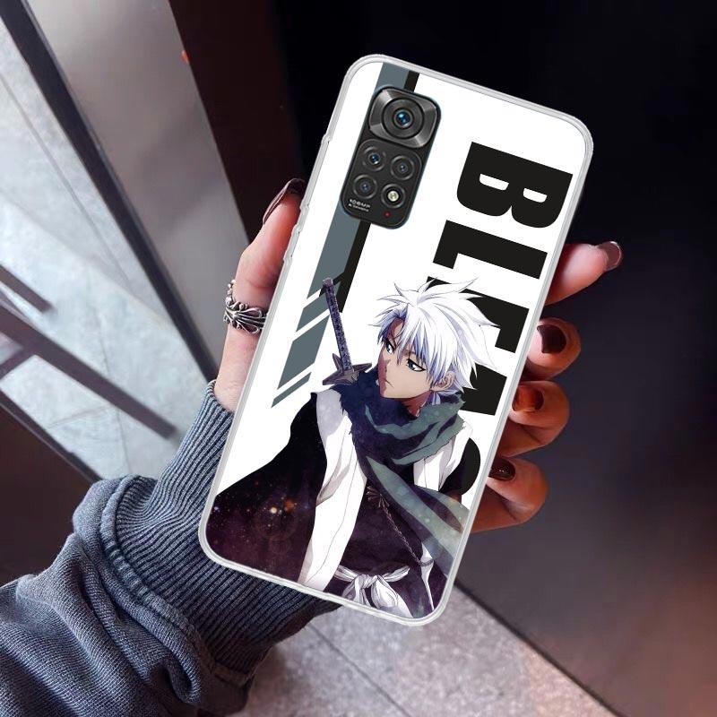 Anime Bleach Ichigo Kenpachi Phone Case For Xiaomi Redmi Note 10 11 12 13 14 15 Pro Plus 11S 12S 14S 11T 11E 10S Soft TPU Back C