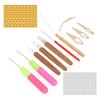 Dreadlocks Tool Set Dreadlocks Braid Rings Hair Extension Crochet Hook Hair Decoration Accessories