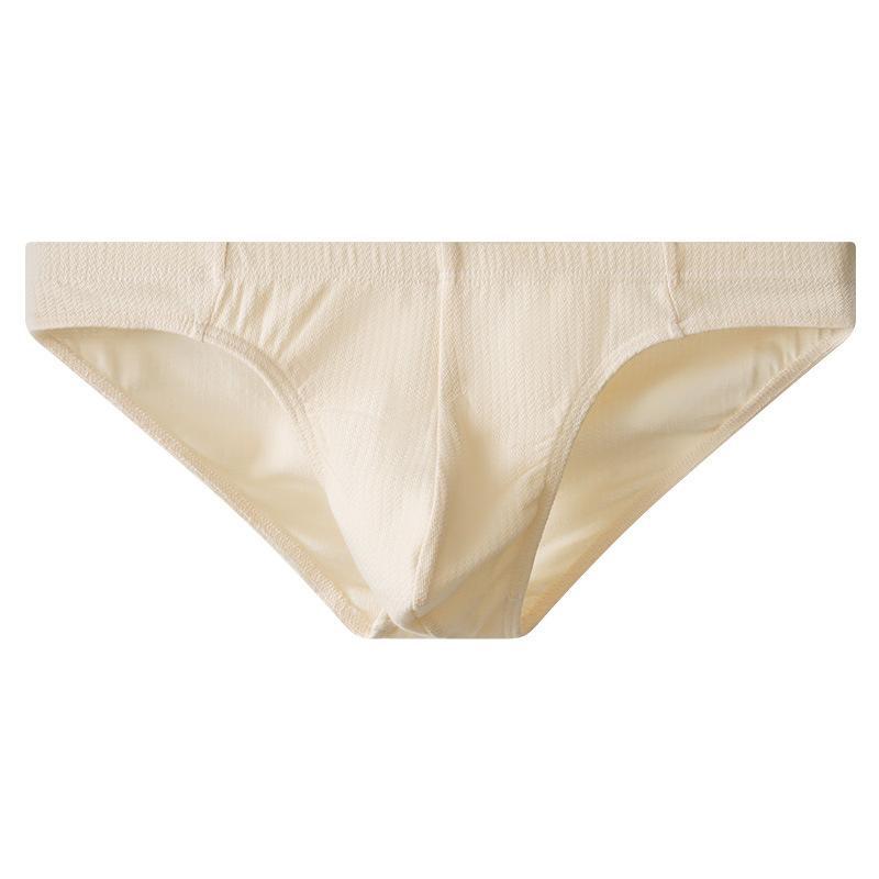 Men's Pure Cotton Triangle Underwear Men's Sexy U-shaped Convex Solid Color Comfortable Underwear