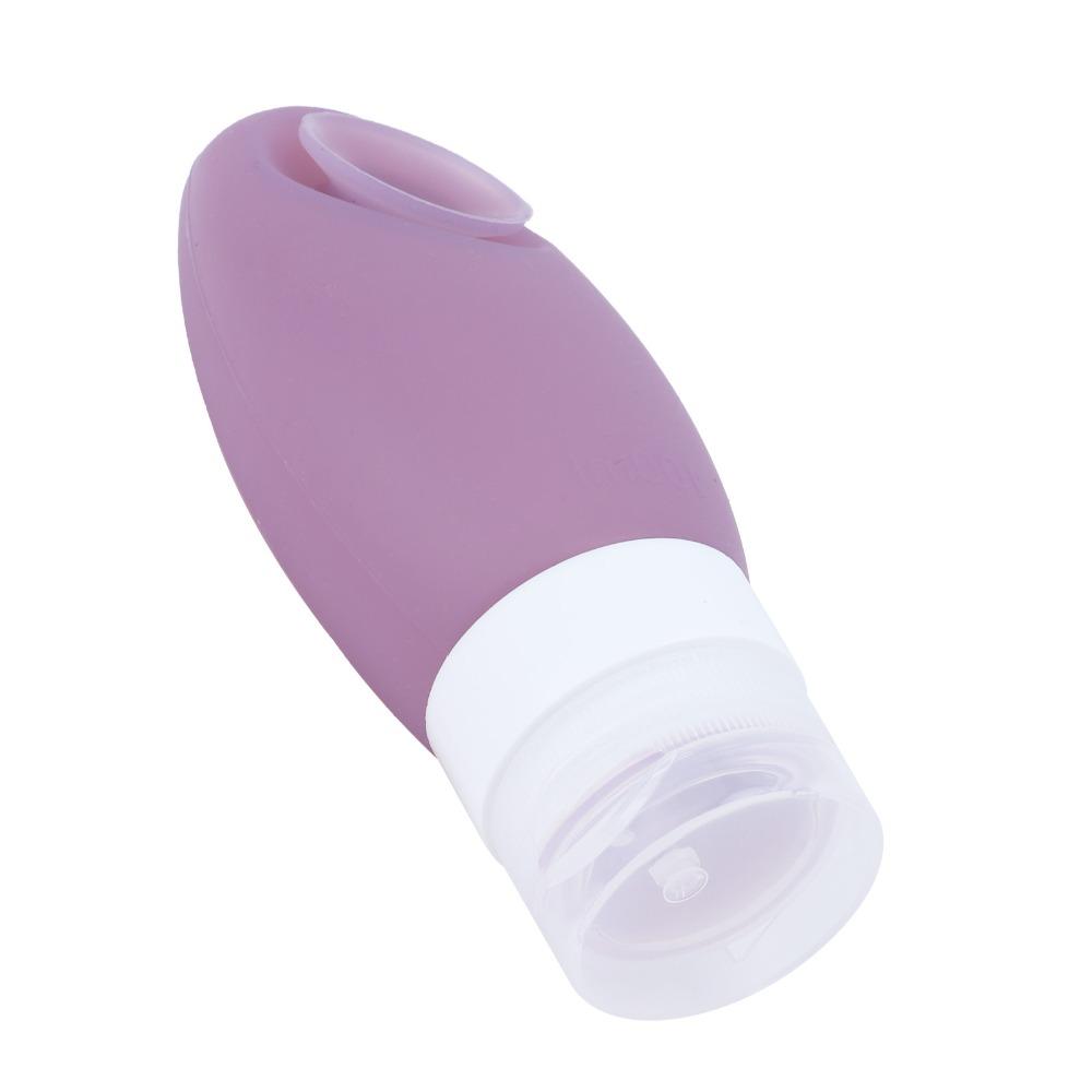 Suction Cup Cosmetic Bottle Silicone Refillable Bottle Leakproof Storage Bottle  Cosmetic Pack