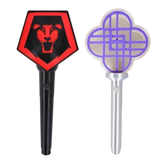 1/2 ks Svítící hůlka Cosplay rekvizita 3D tištěná světelná tyč Halloweenská kostýmová párty Hra na role Cosplay doplňky Dárek pro fanoušky kreslených filmů