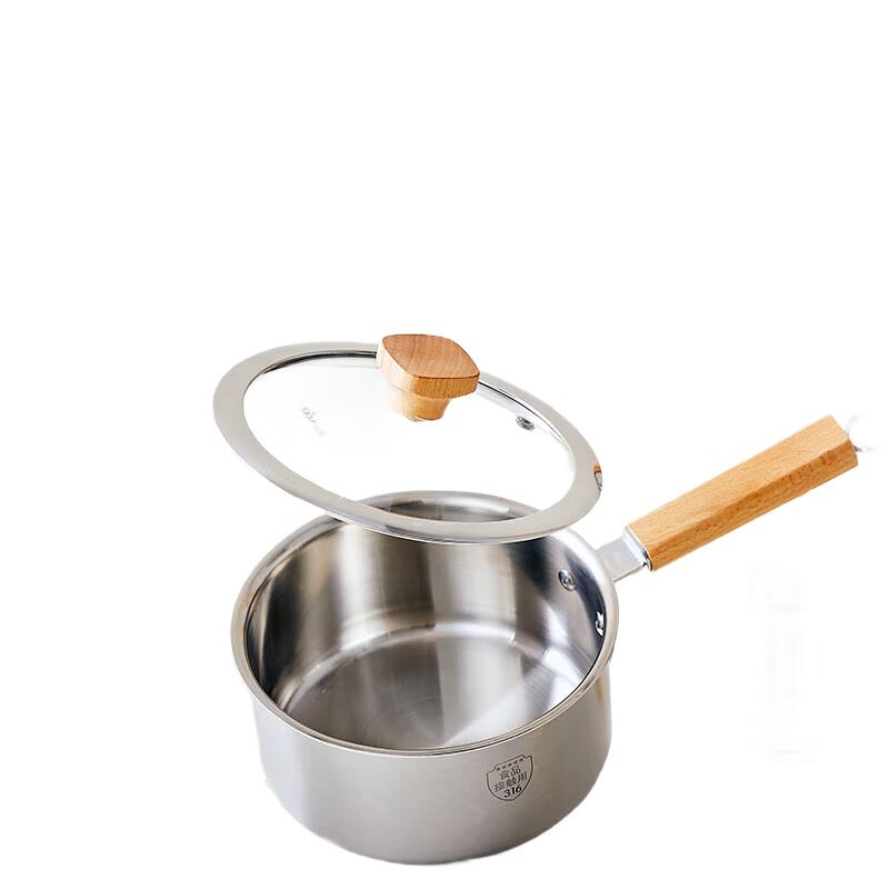 Little Bear 316L Stainless Steel Milk Pot with Steamer