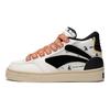 Li Ning We Wu 180 Langlebige Atmungsaktive Mid-Top Skate-Kultur Sneaker Herren Sneaker Weiß Schwarz AECT019-1