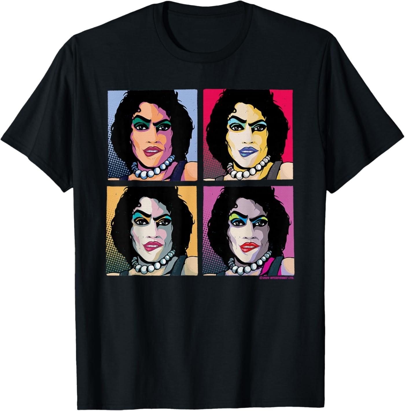 Rocky Horror Show Doctor Frank N Furter Pop Art T-Shirt S разноцветный