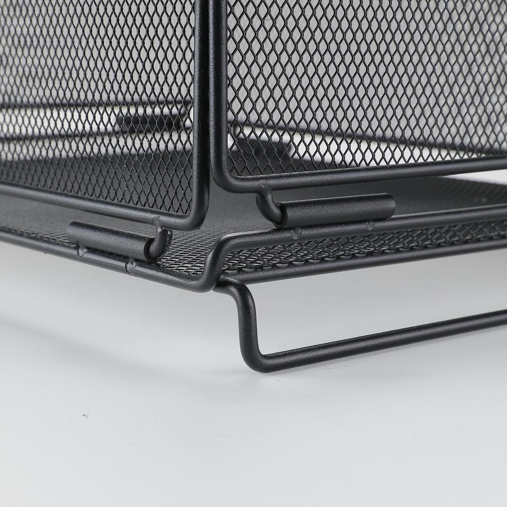 CAMPING MOON Bridge Table for IGT, Mesh Box, IGT Tray, Storage Box, Expanded Metal, CK-24BK