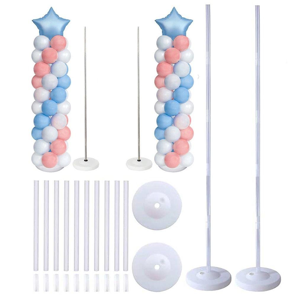 1/2Set Transparent Balloon Arch Bracket with Base Balloon Decor Items  Party Supplies