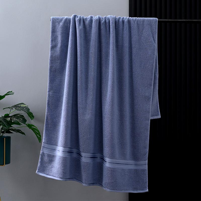 Pure Cotton Bath Towel Large Size Household Thickened Soft Absorbent Men and Women Large Bath Towel Gift Cotton Bath Towel