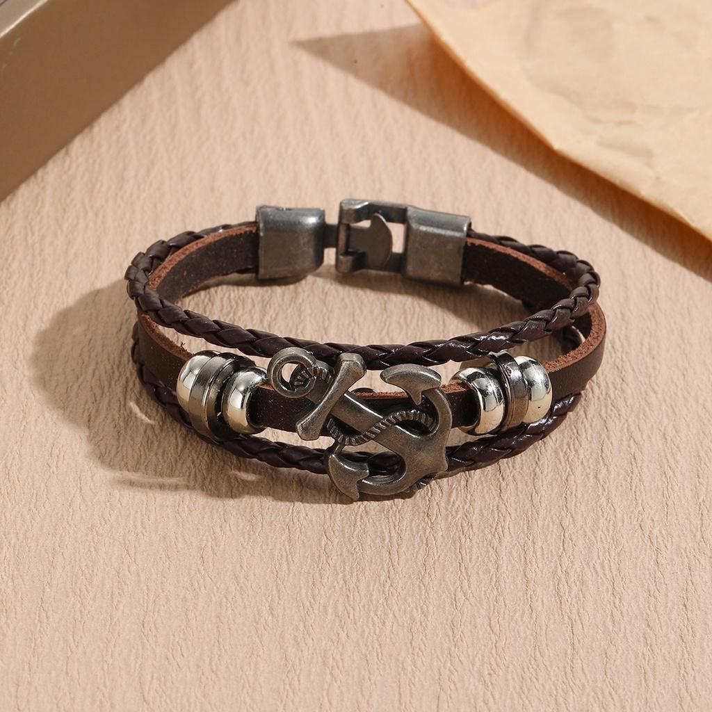 Hot Selling Leather Bracelet For Men And Women Vintage Ethnic European And American Style
