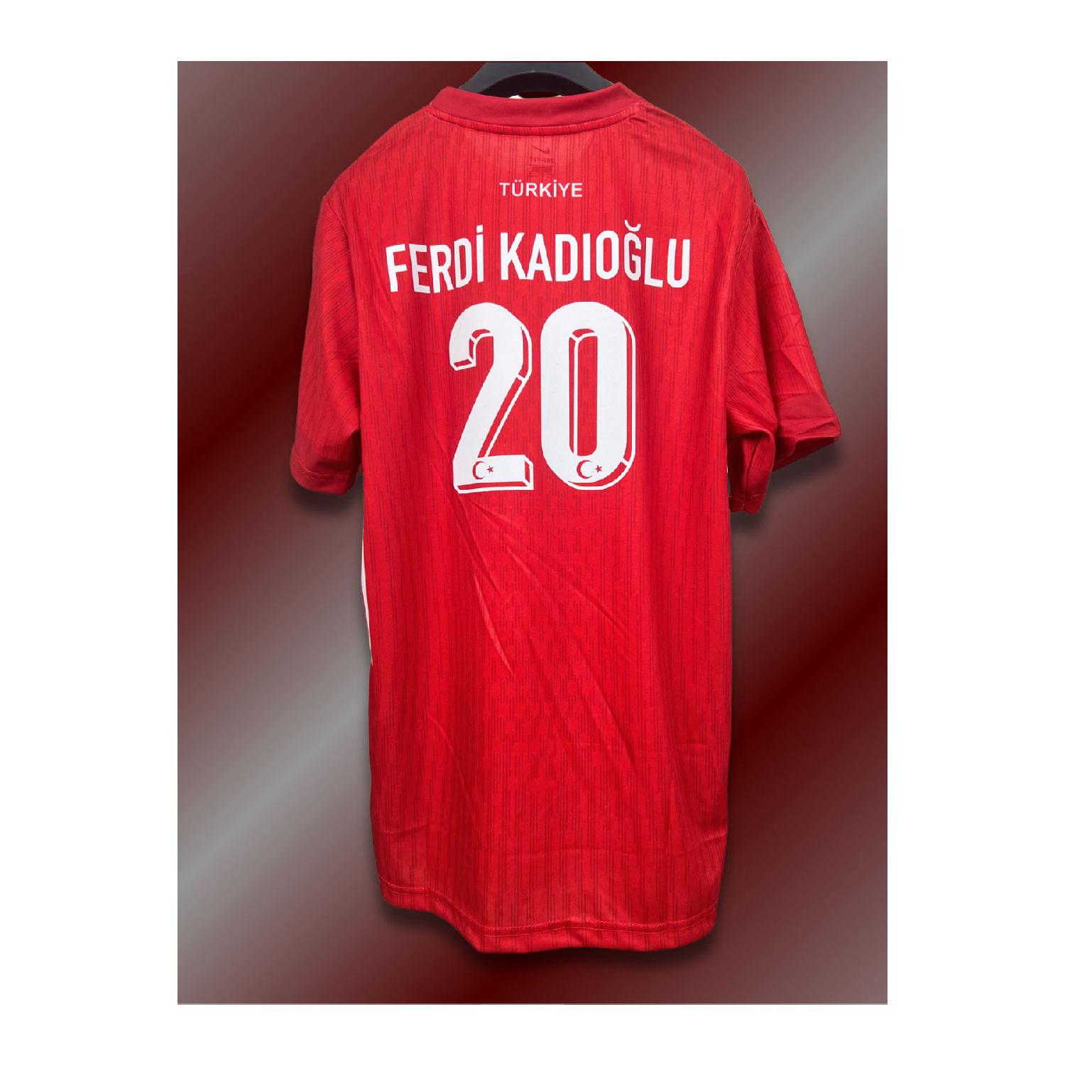 

Ferdi Kadolu Trkiye Red Special Design Football Jersey S чистый
